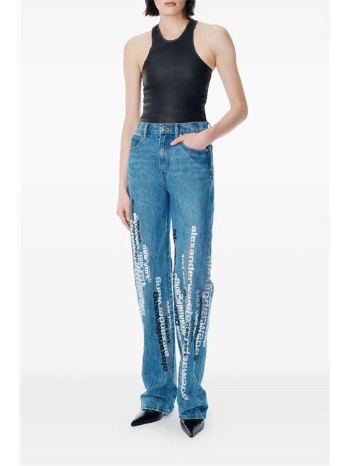 Jeans with logo ALEXANDER WANG | 4DC4254871401